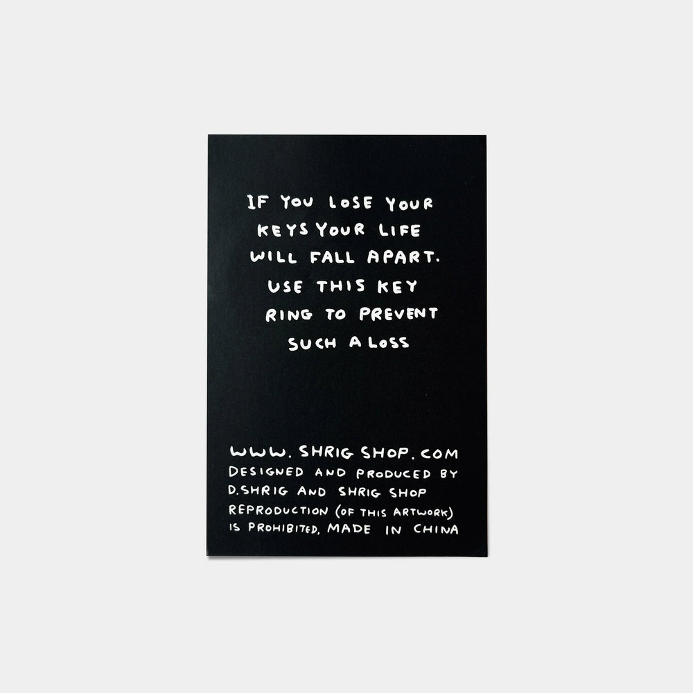 
                  
                    I Want To Look Like This Keyring by David Shrigley
                  
                
