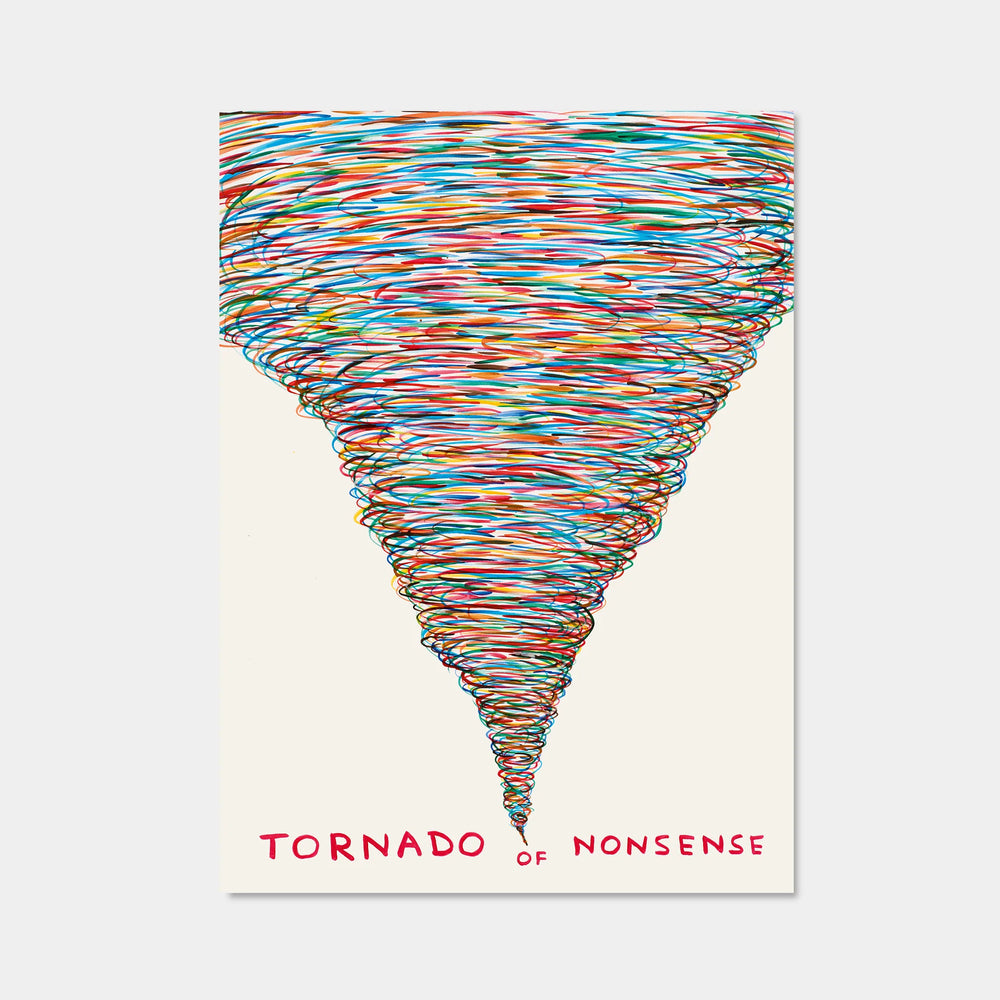David Shrigley | Tornado of Nonsense Poster