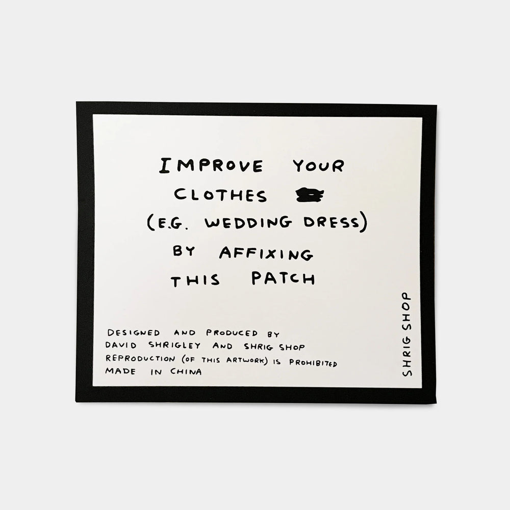 
                  
                    To Hell With Everything Iron-on Patch by David Shrigley
                  
                