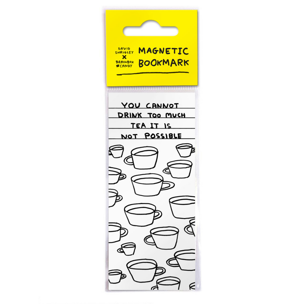 Too Much Tea By David Shrigley Bookmark