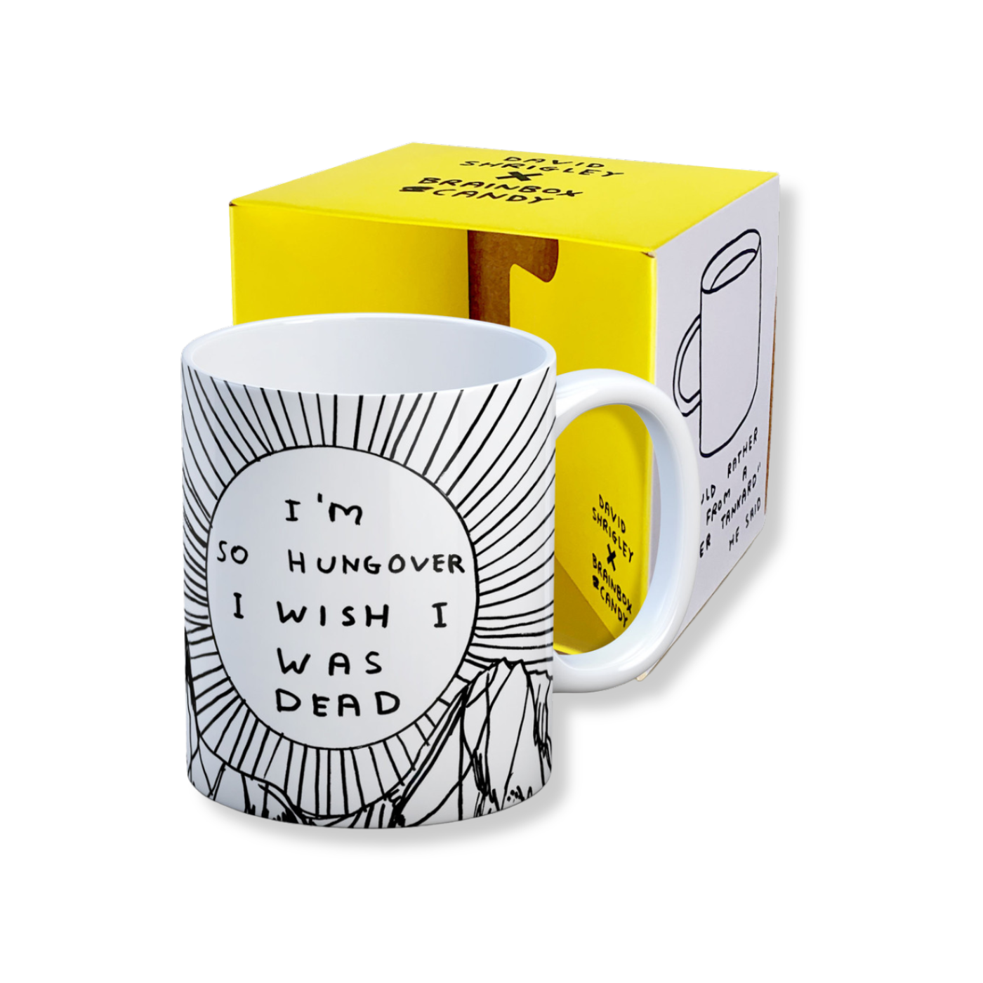 I'm So Hungover By David Shrigley Mug