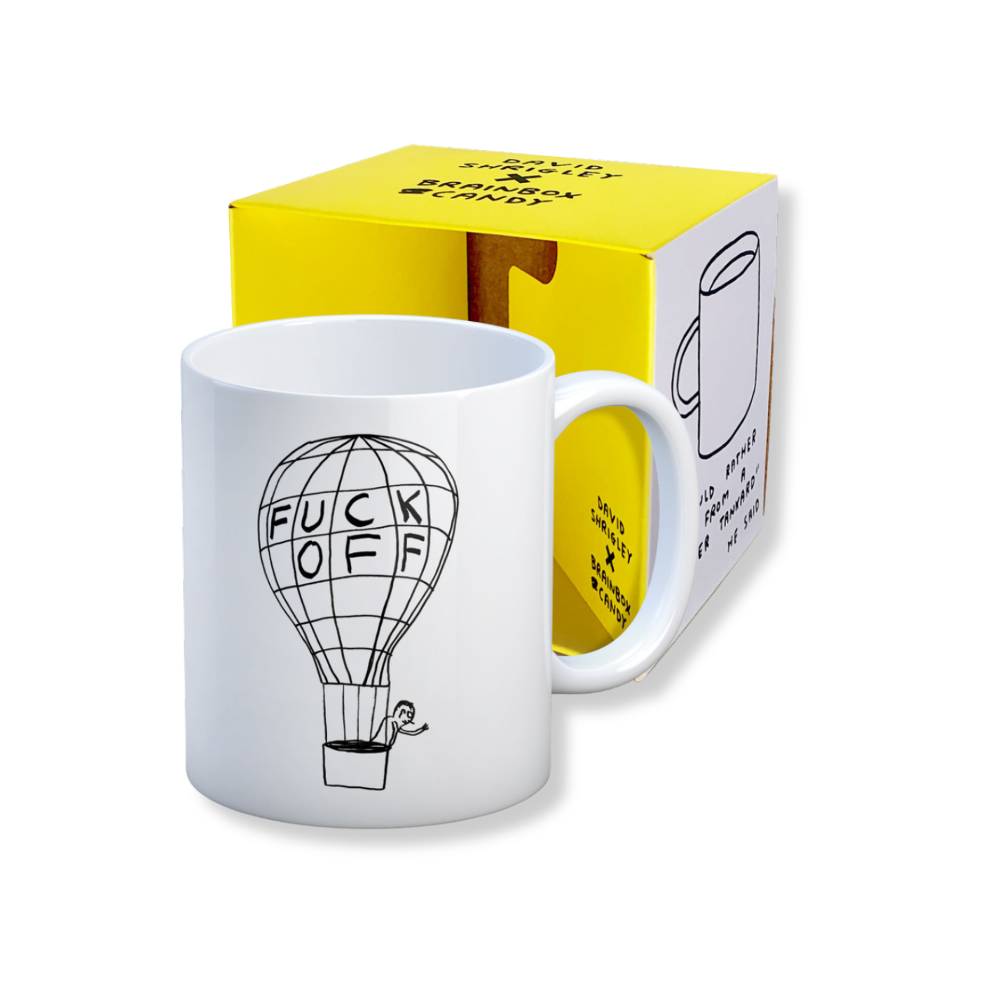 F Off Balloon By David Shrigley Mug