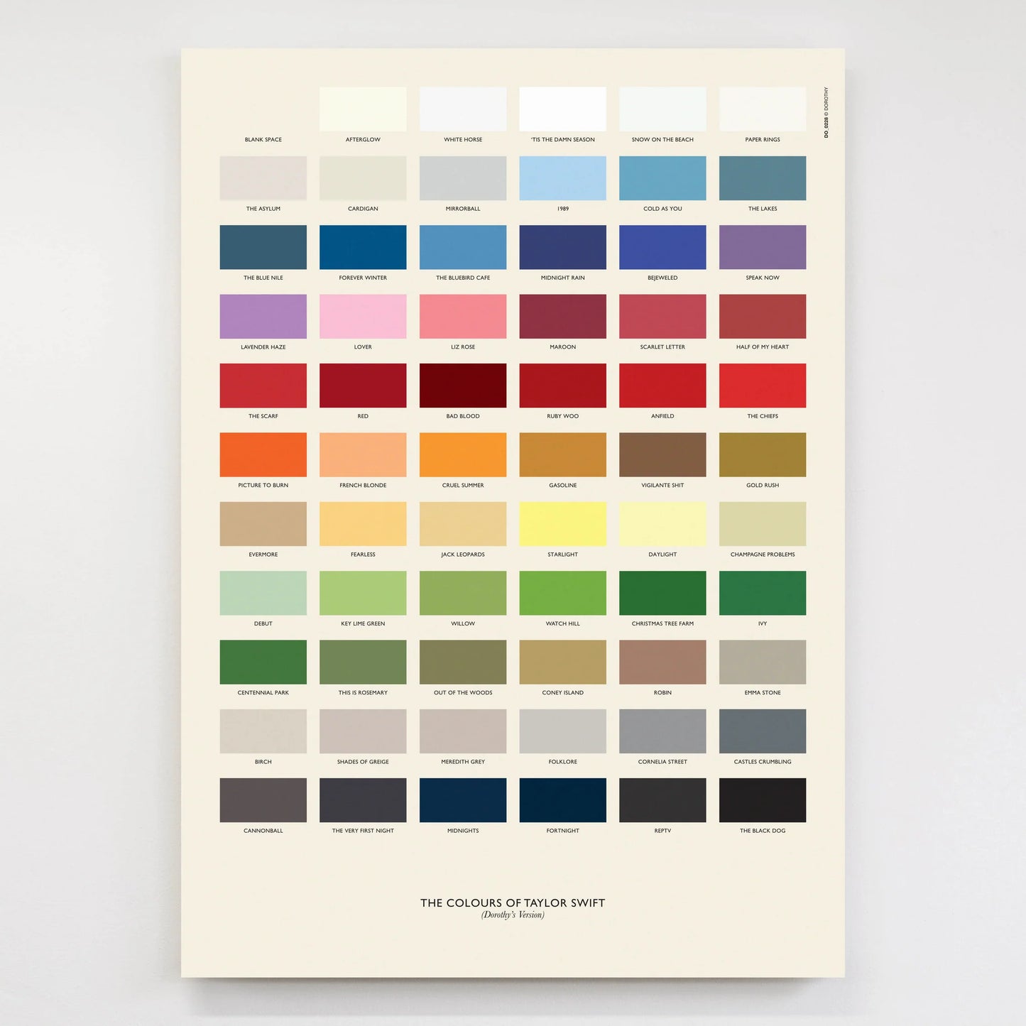 The Colours of Taylor Swift - Special Edition