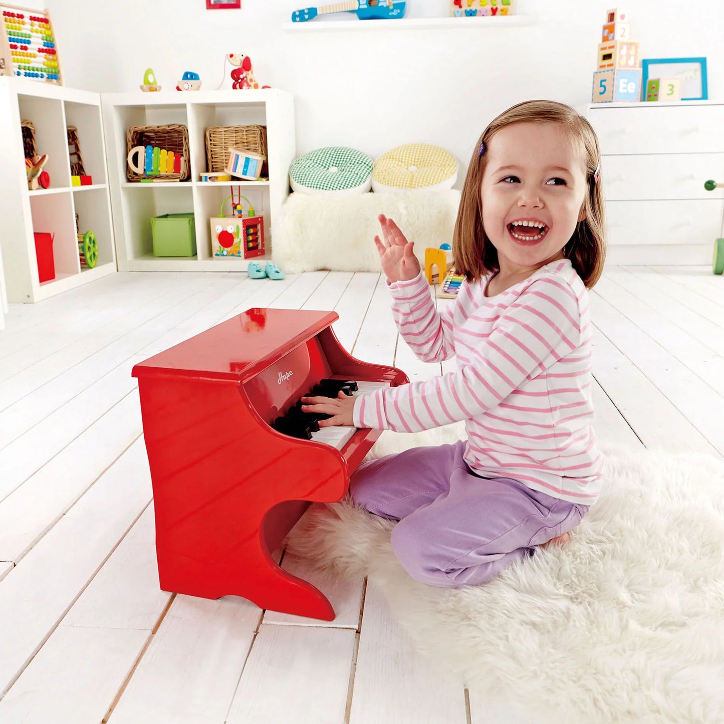 Playful Red Piano