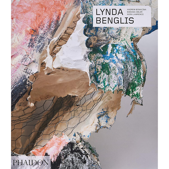 Load image into Gallery viewer, Cover of Lynda Benglis monograph, featuring a close up show the texture of a sculpture.
