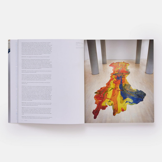 Load image into Gallery viewer, Internal double page spread of a Lynda Benglis sculpture.
