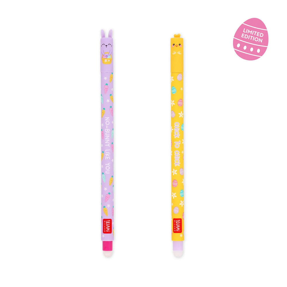 Legami Erasable Pen Set - Hoppy Easter Edition