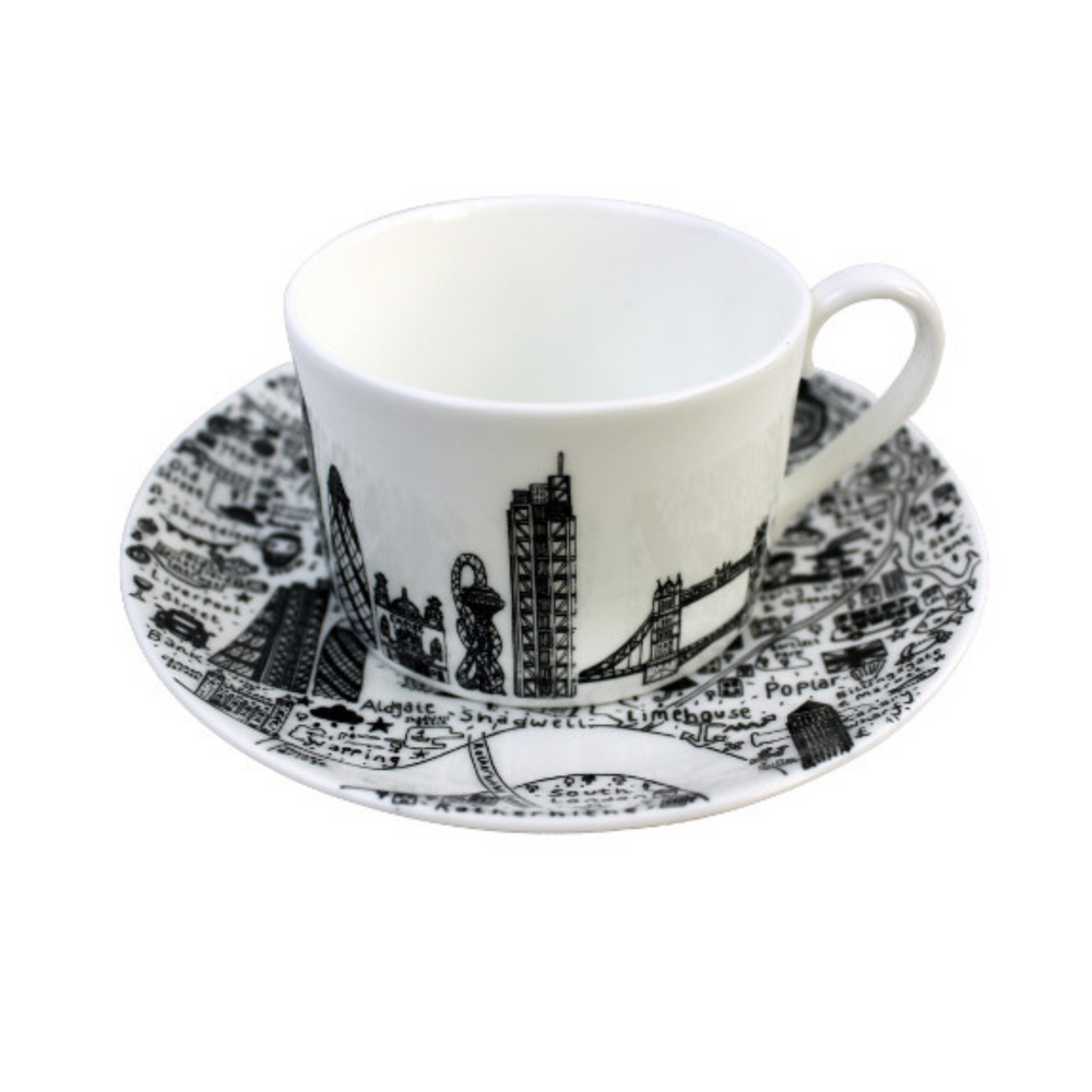 East London Cup & Saucer Set