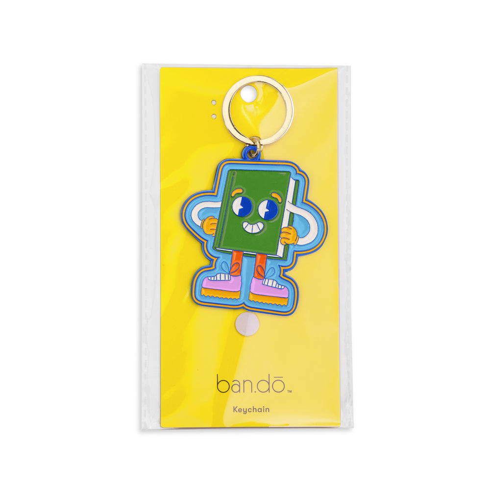 Book Man Keyring