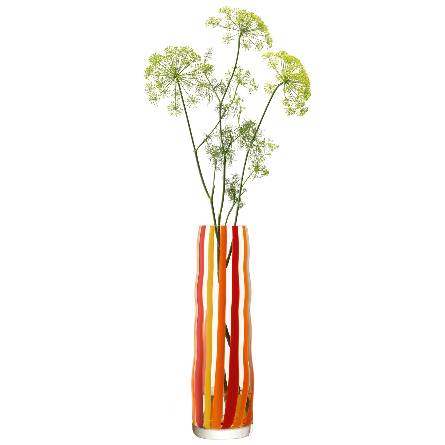 Folk Vase Tall - Orange