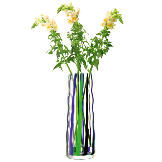 Folk Vase Tall - Blue