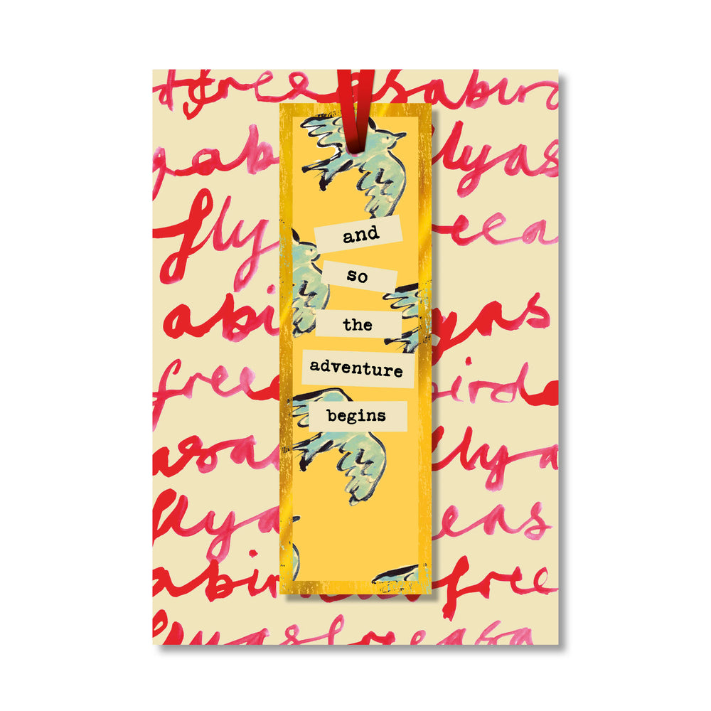 
                      
                        The Adventure Begins Pop-up Bookmark Card
                      
                    