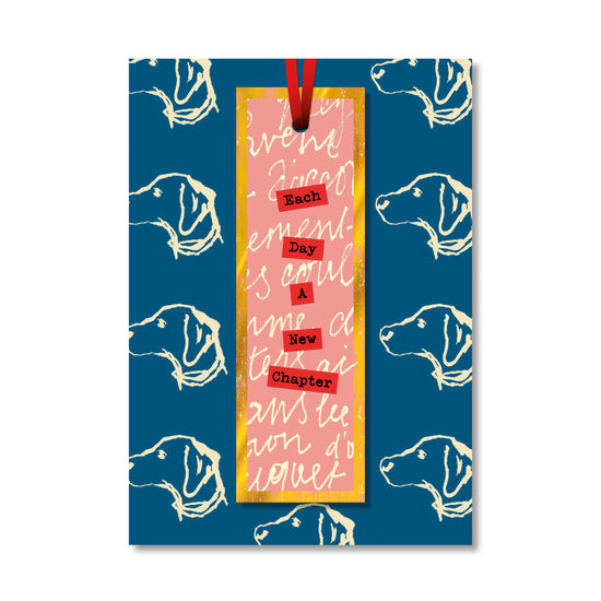Each Day a New Chapter Pop-up Bookmark Card