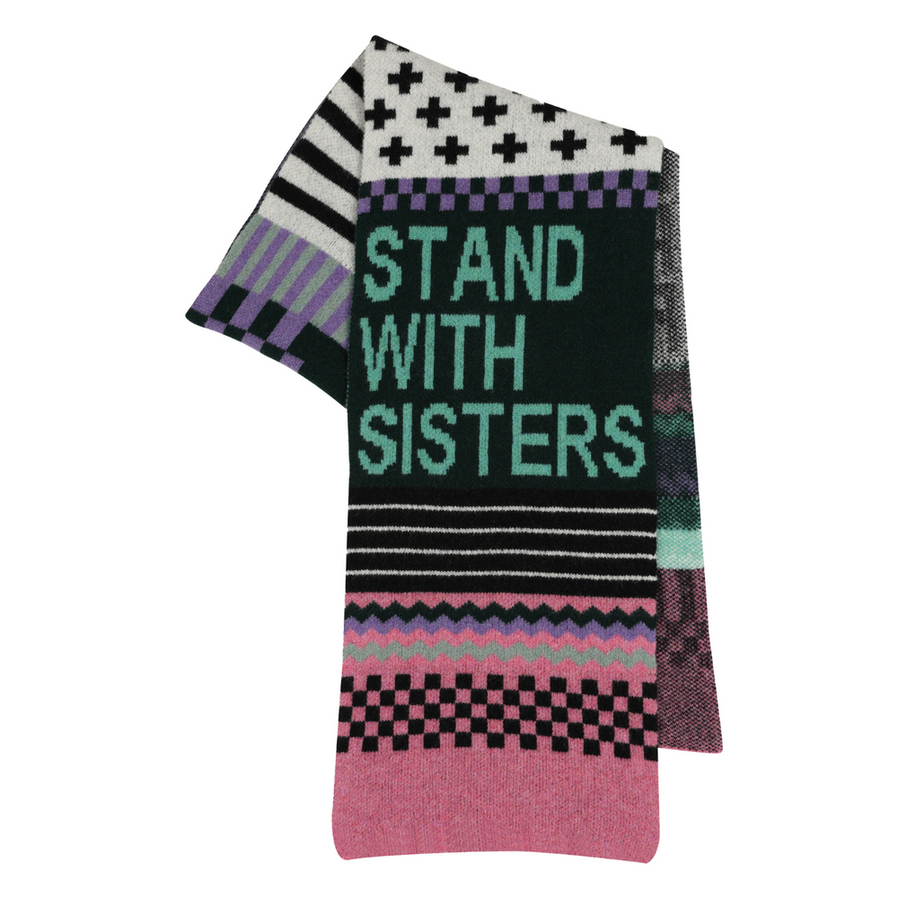 Feminist Patchwork Scarf