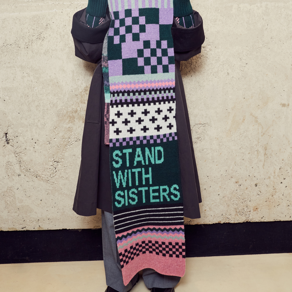 
                  
                    Feminist Patchwork Scarf
                  
                