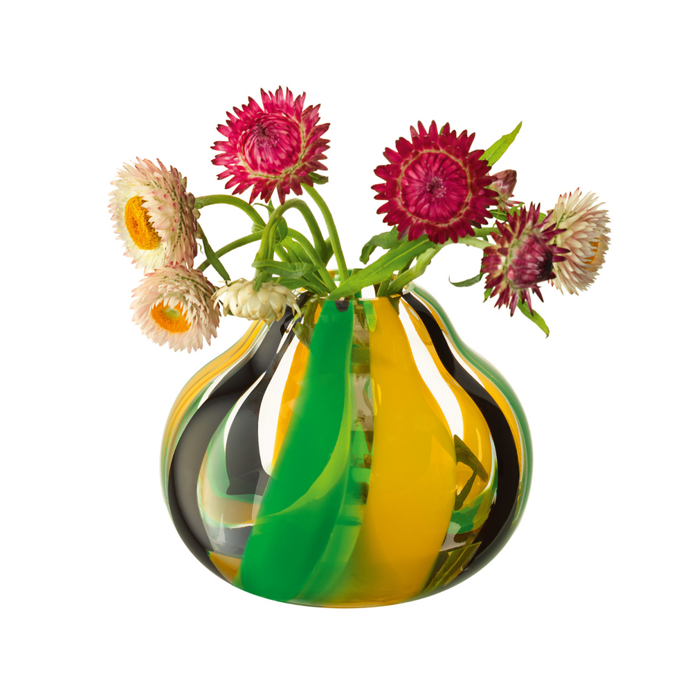 
                      
                        Folk Vase Short - Green & Yellow
                      
                    