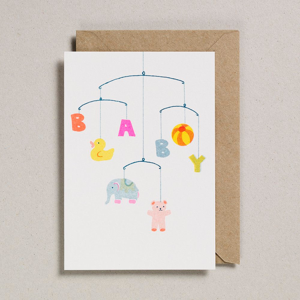 Baby Mobile Greeting Card