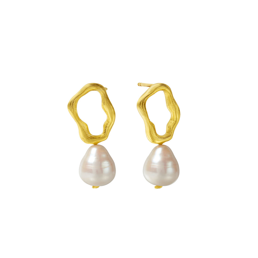 Gloria Pearl Stud Earring