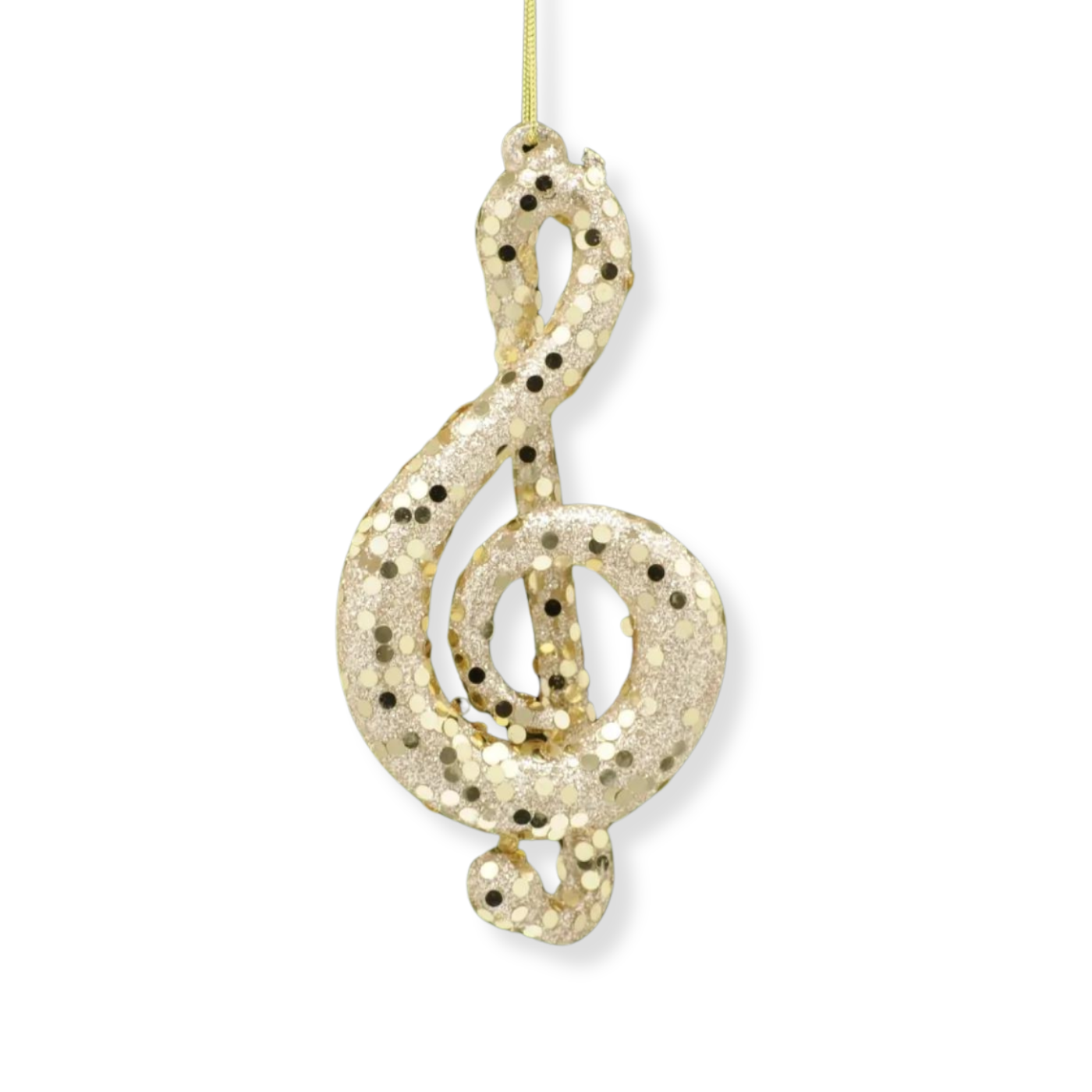 Music Note Glass Decoration