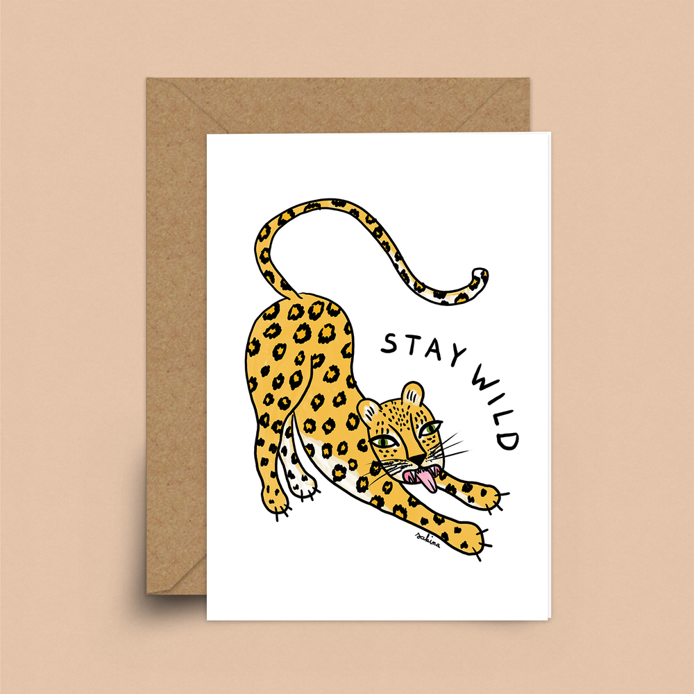 Stay Wild Greeting Card