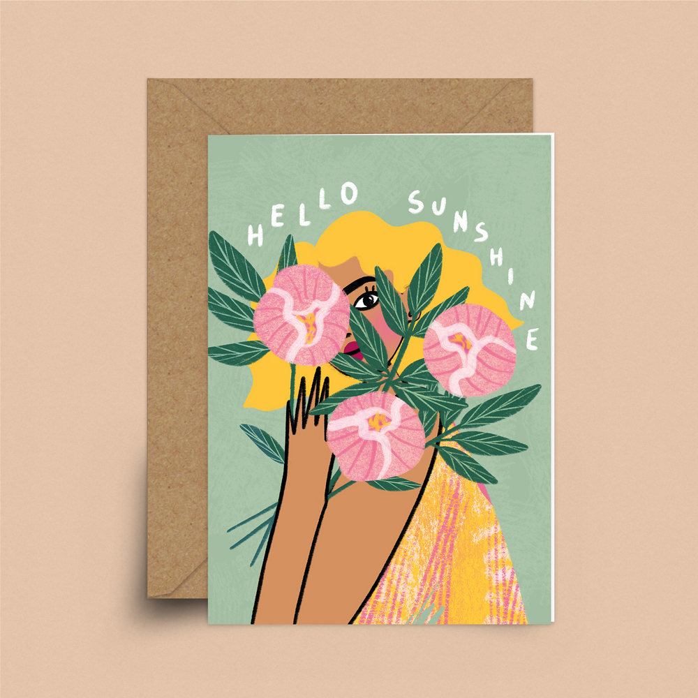 Hello Sunshine Greeting Card