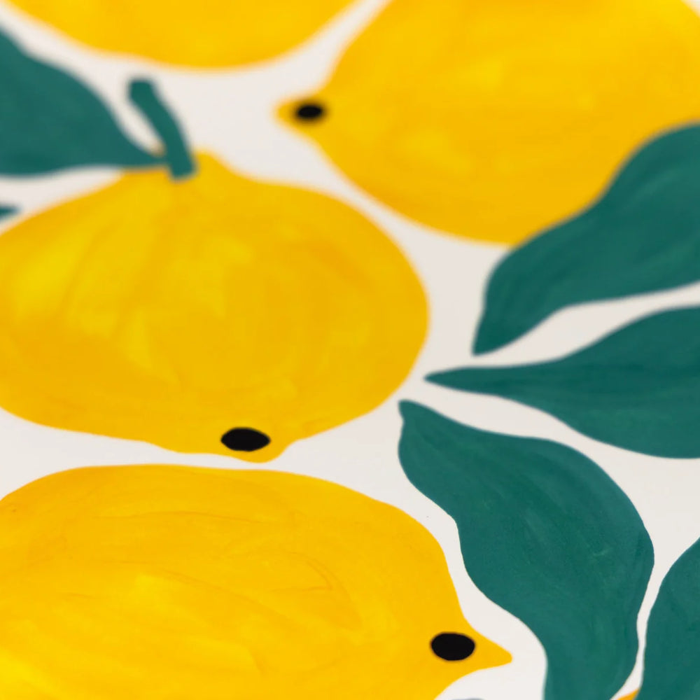 Lemons Print by Liv Lee