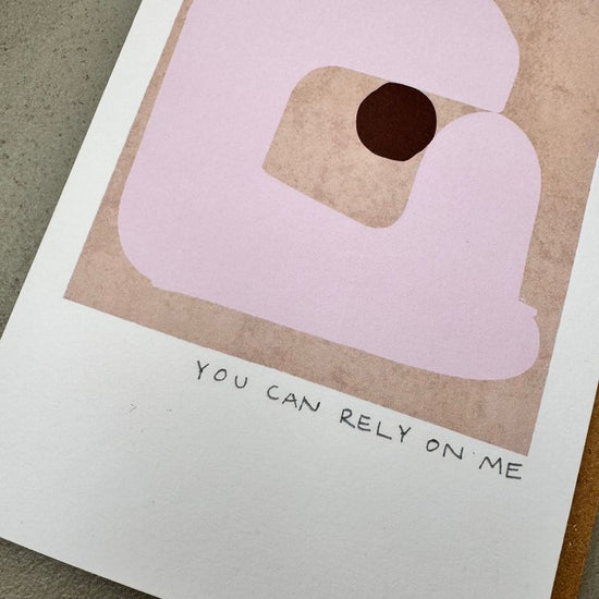 Balance "Rely on Me" Greeting Card
