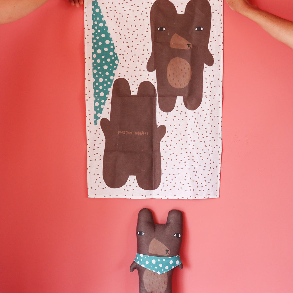 Make Your Own Bear Tea Towel Kit