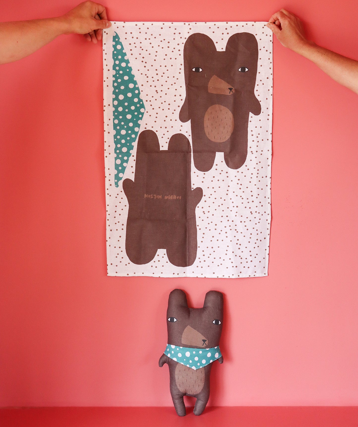 Make Your Own Bear Tea Towel Kit