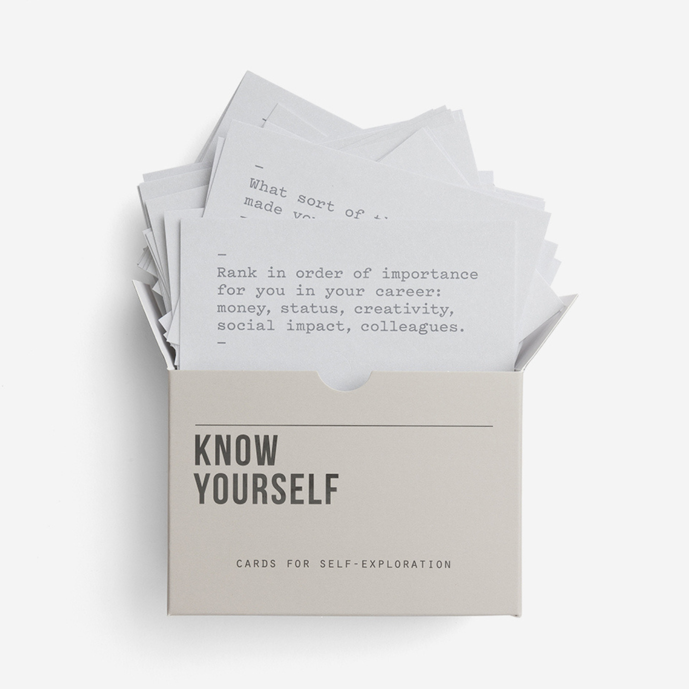 Know Yourself Cards