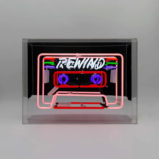 Neon Cassette Lightbox