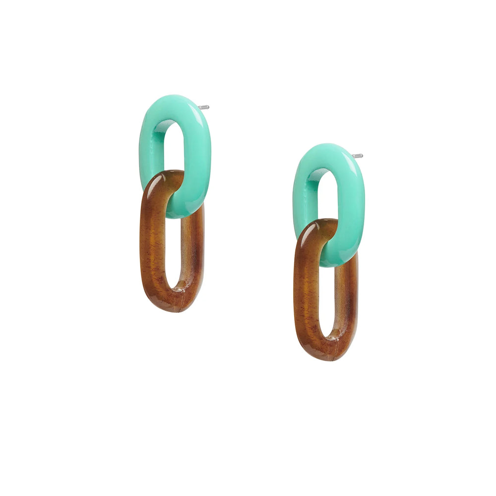 
                  
                    Buffalo Horn Double Link Earrings
                  
                