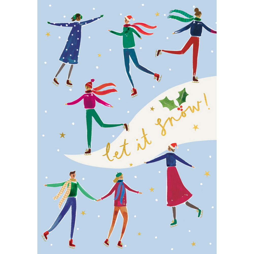 Let It Snow Greeting Card