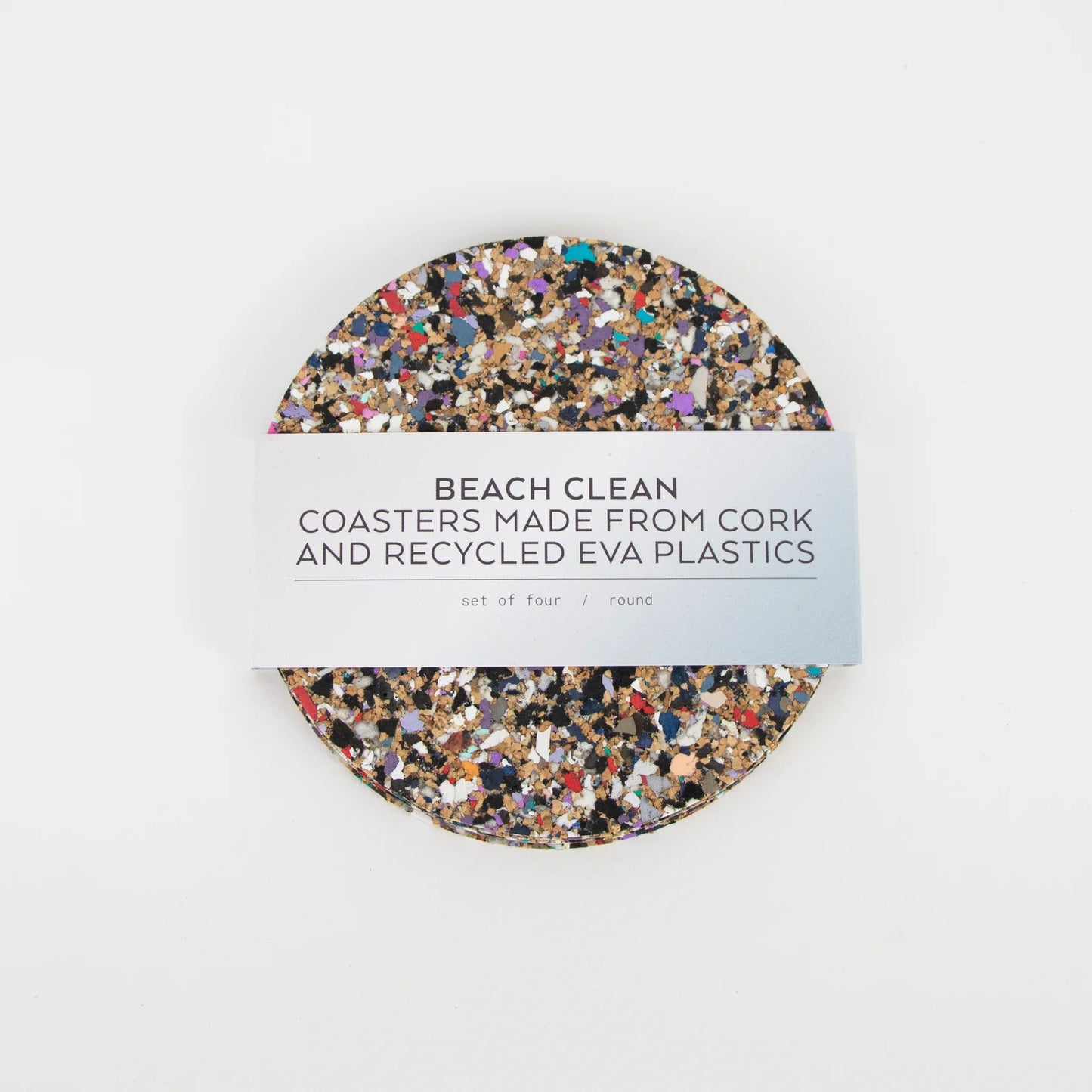 Beach Clean Round Coaster Set