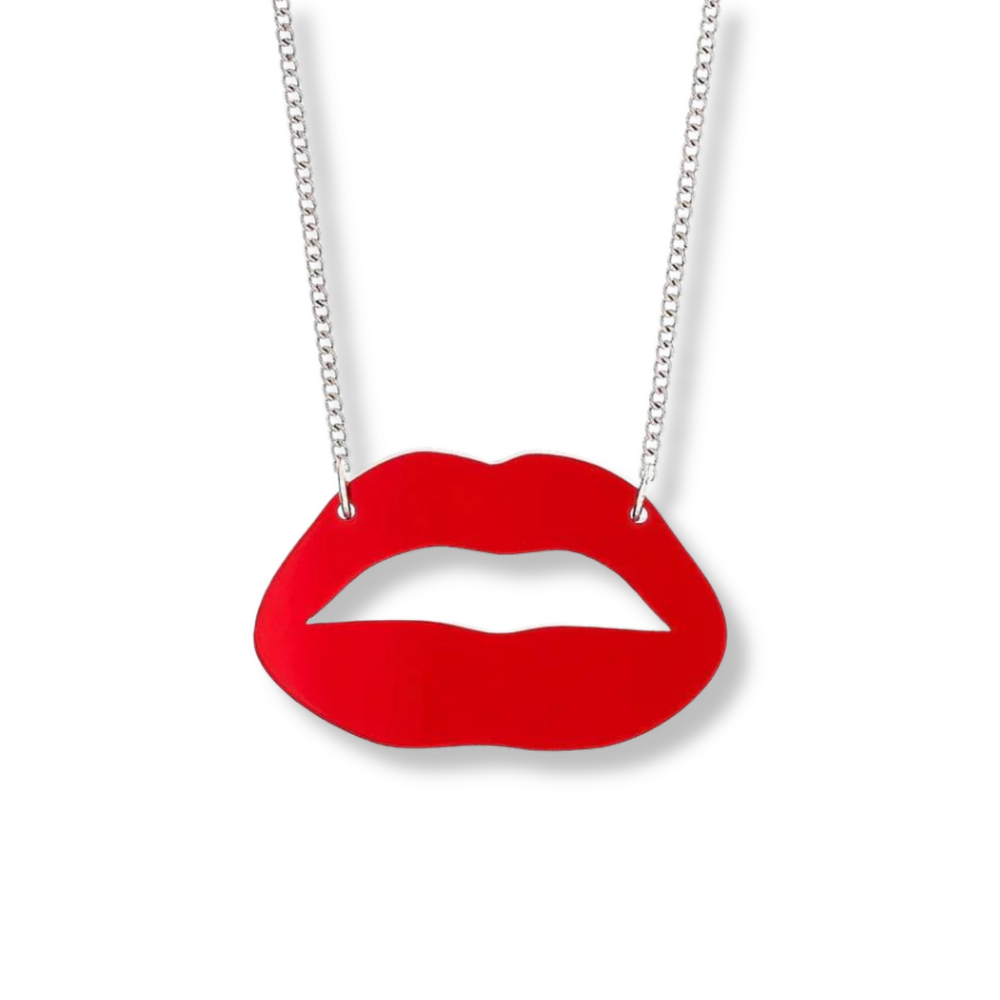 Lipstick Kiss Necklace