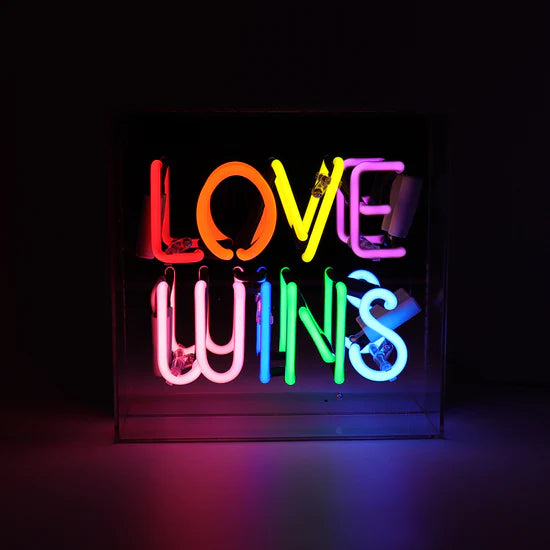 Neon Love Wins Lightbox