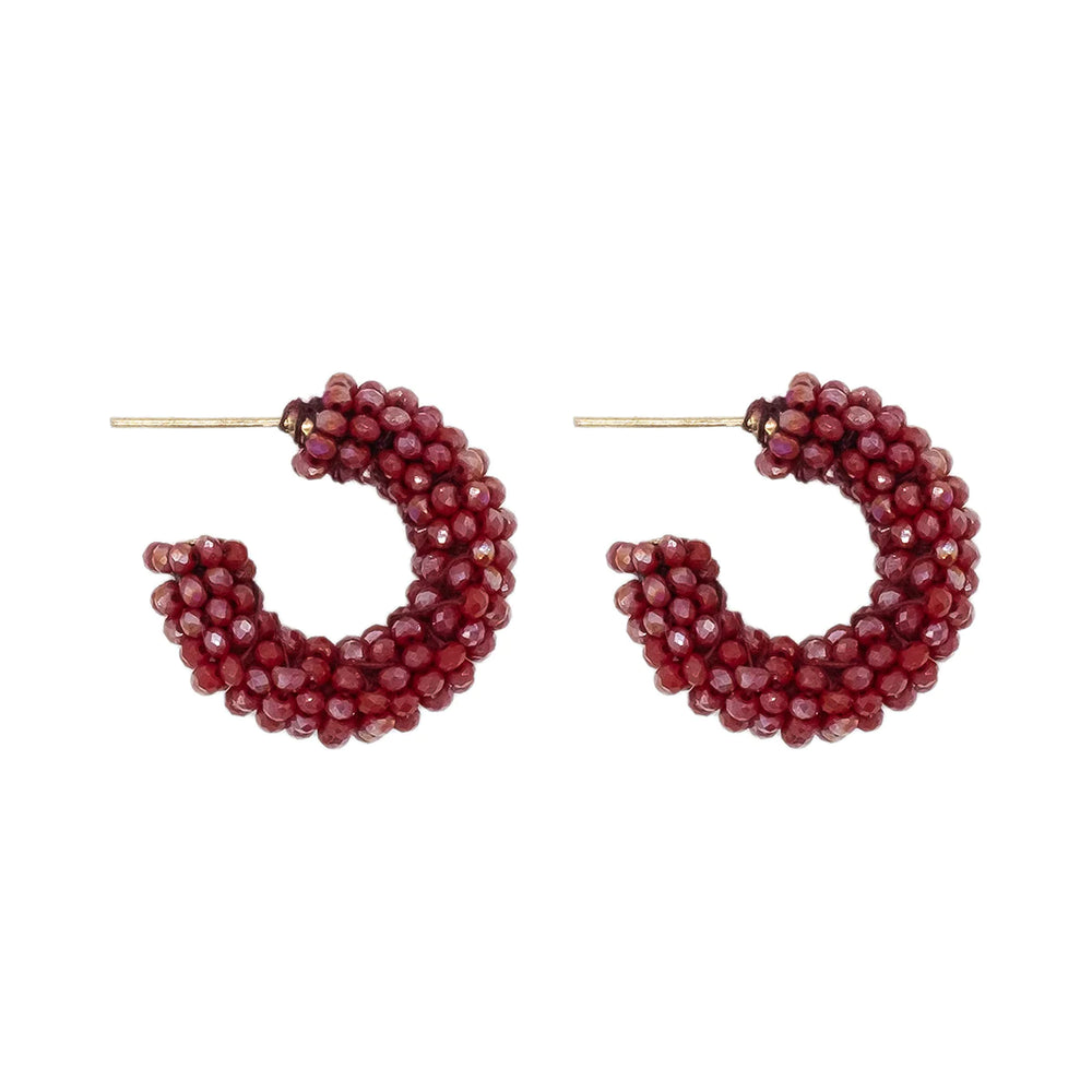 
                      
                        Mini Cluster Hoop Earrings
                      
                    