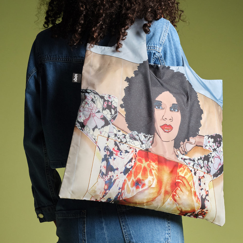 Mickalene Thomas Portait of Maya Recycled Bag