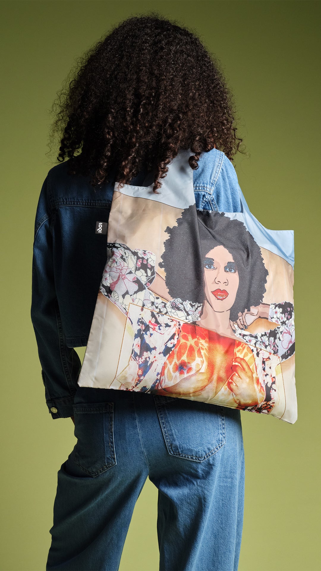 Mickalene Thomas Portait of Maya Recycled Bag