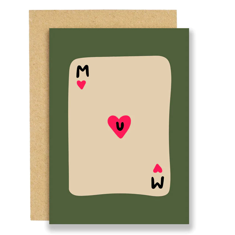 Mum ACE of Hearts Mother's Day Card