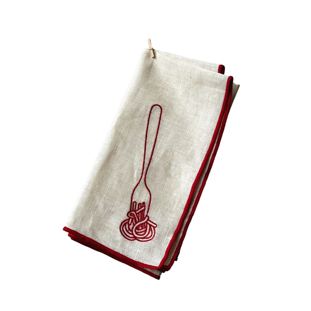 
                  
                    Set of Two Linen Napkins
                  
                