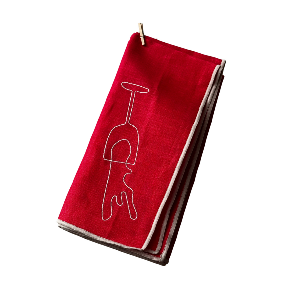 
                  
                    Set of Two Linen Napkins
                  
                