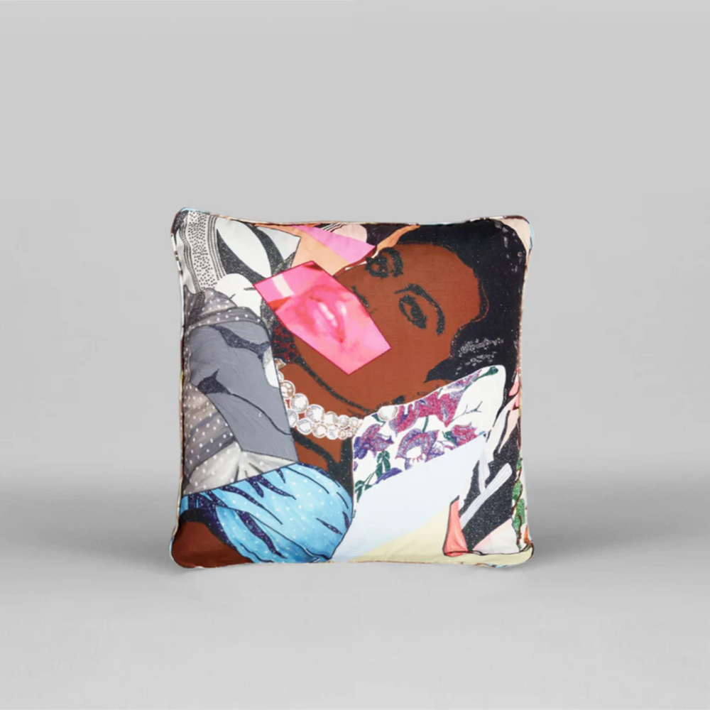 Mickalene Thomas: Clarivel Centered Cushion