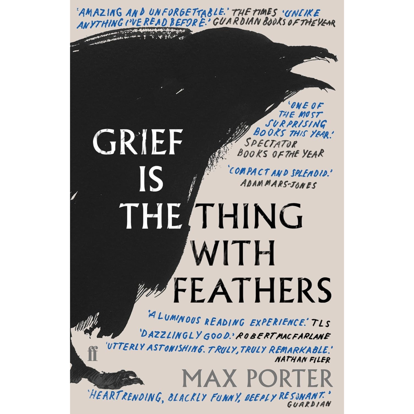 Cover of Grief is the Thing with Feathers.