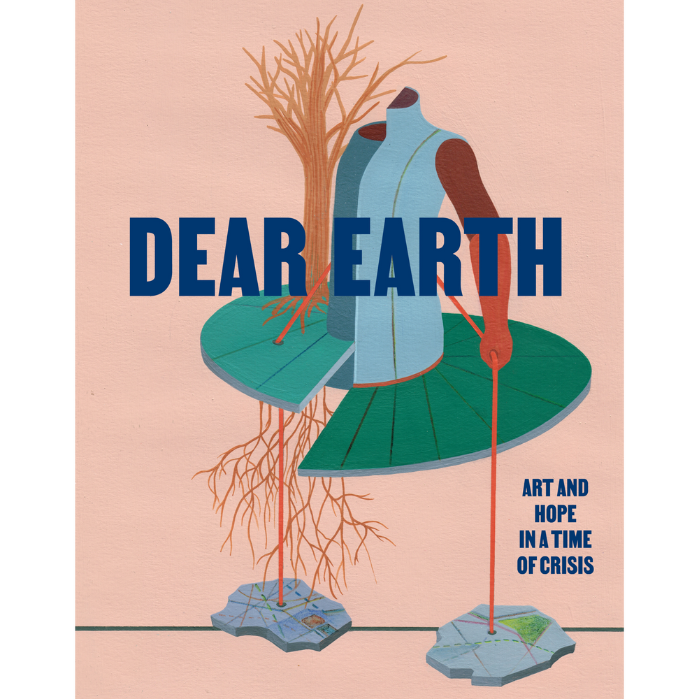 
                  
                    Dear Earth catalogue front cover with a light pink background
                  
                