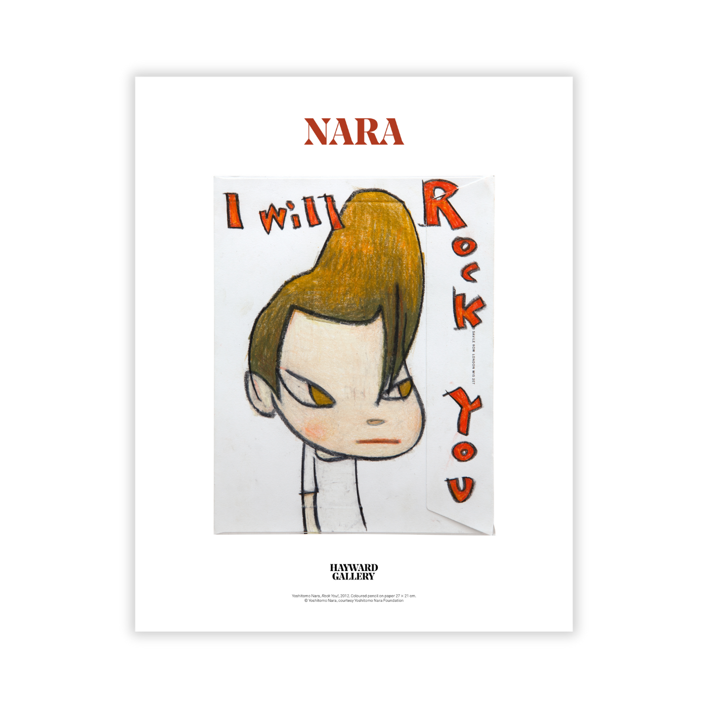 Rock You! - Yoshitomo Nara Mini Print