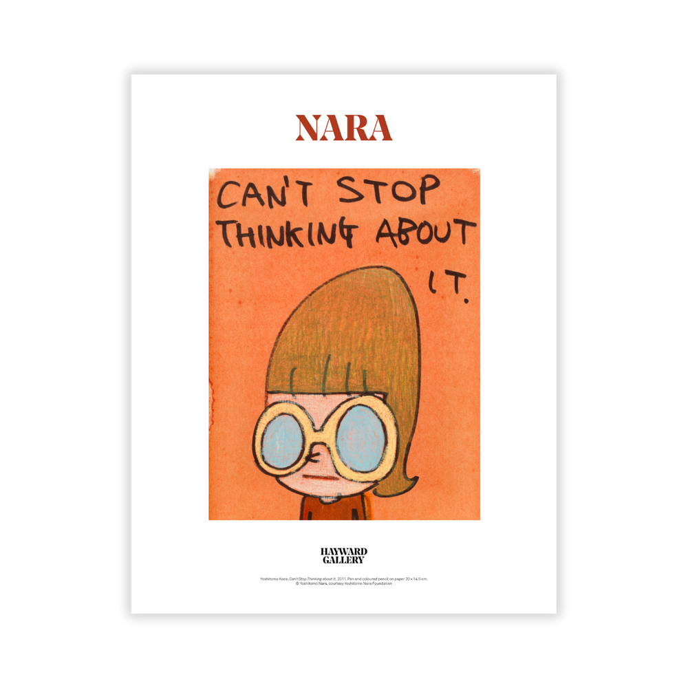 Can't Stop Thinking about it - Yoshitomo Nara Mini Print