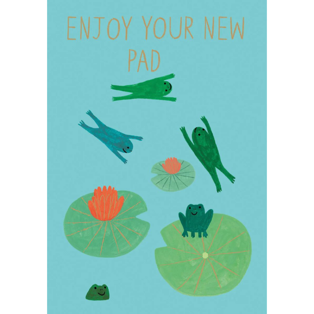 Lily New Pad Greeting Card