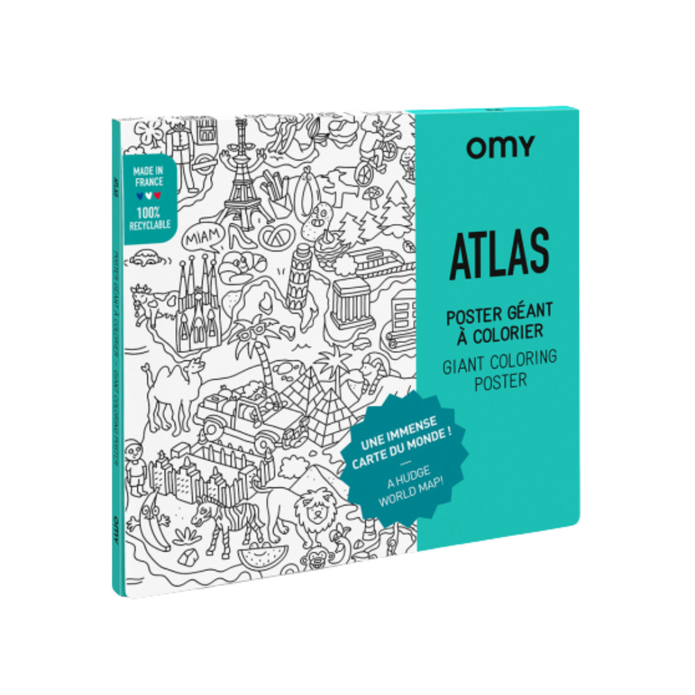 Colouring Poster Atlas