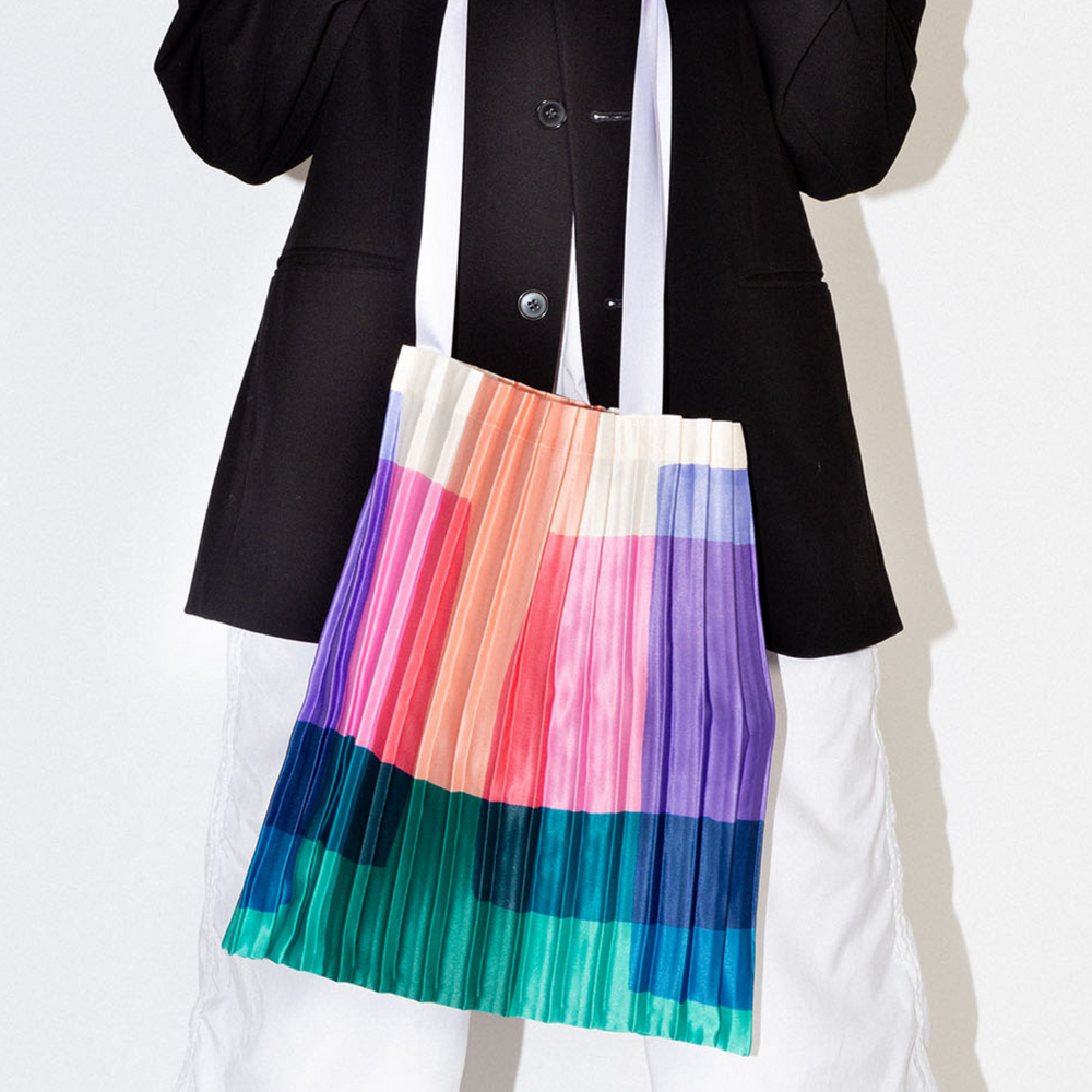 
                      
                        Satin Pleated Multitudes Bag
                      
                    